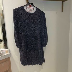 Abercrombie and Fitch grey puff mini dress